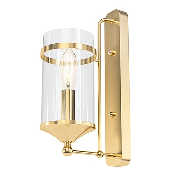 Industrial Loft Wall Sconce 3D model image 1 