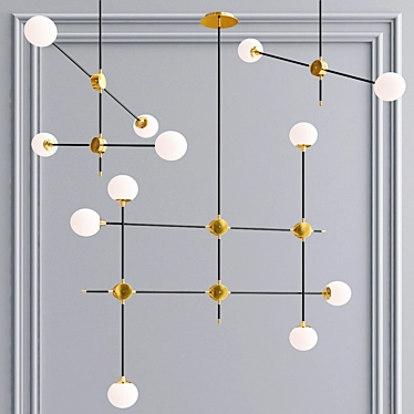 Modern Pendant Lighting Collection: ST-Luce SL429 3D model image 1 