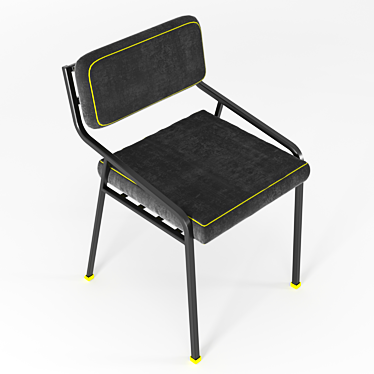 Minimalist Hadi Chair: Sleek & Modern 3D model image 1 