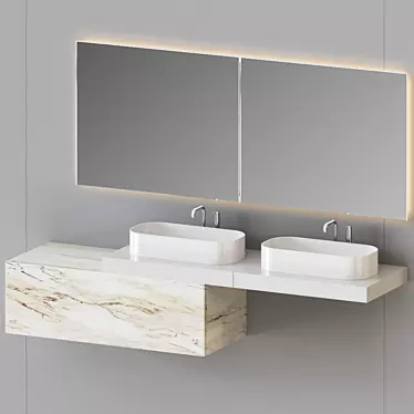 36e8 Mirror: Modular Elegance 3D model image 1 