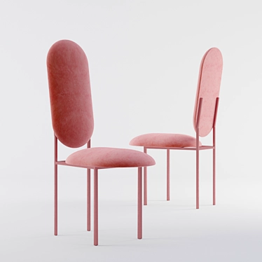 Studiomama Re-Imagine Pink Chair: Sustainable, Stylish, and Unique! 3D model image 1 