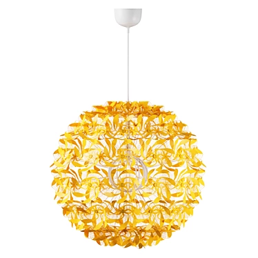 Modern Yellow Pendant Lamp: GRIMSOS 3D model image 1 