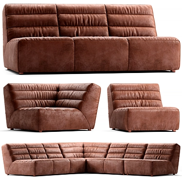 Chelsea Modular Corner Sofa 3D model image 1 