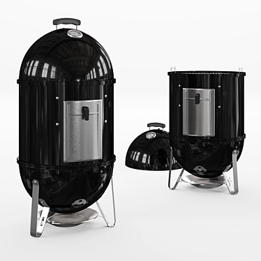 Ultimate Charcoal Cooker: Weber Smokey Mountain 3D model image 1 