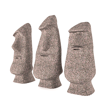 Hilarious MOAIS: A Stone Comedy 3D model image 1 