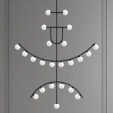 Contemporary Hansen Chandelier - 2013 Edition 3D model image 1 