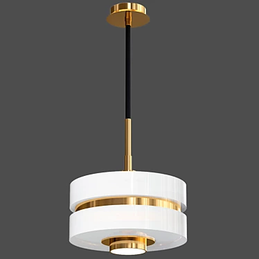 Modern Loft Glass Pendant Mercury 3D model image 1 