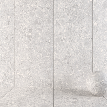 Frankfurt Grey Stone Wall Tiles 3D model image 1 