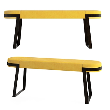 Etrier Bench: Sleek and Stylish 3D model image 1 