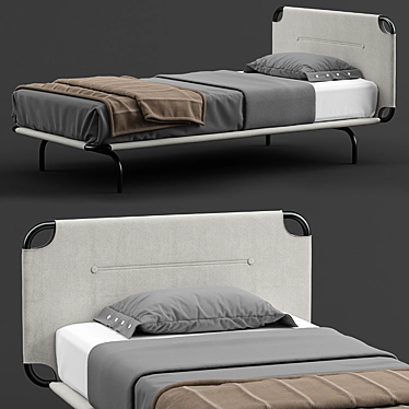 Nidi Tube - Stylish and Space-Saving Bed 3D model image 1 