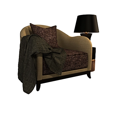 Elegant Colombostile Elizabeth Chair 3D model image 1 