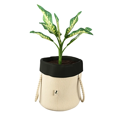 Botanisk Dieffenbachia: Waterproof Plant Bag 3D model image 1 