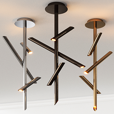 Elegant Take Ceiling Lamp 3D model image 1 
