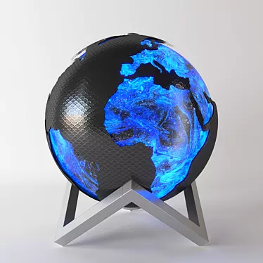 Rotating Animated Desk Lamp 3D model image 1 