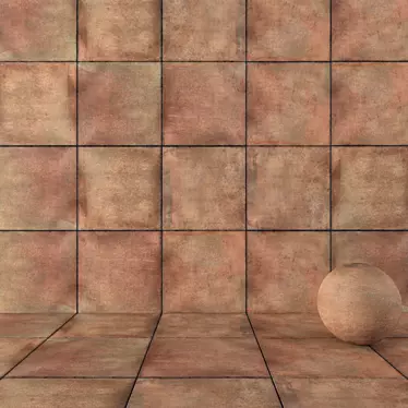 Casa Mila Cotto Stone Wall Tiles 3D model image 1 