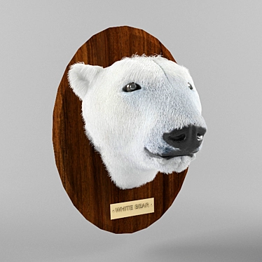 Arctic Beauty Sculpted Polar Bear 3D model image 1 