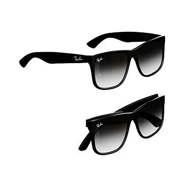 Classic Style RayBan Sunglasses 3D model image 1 