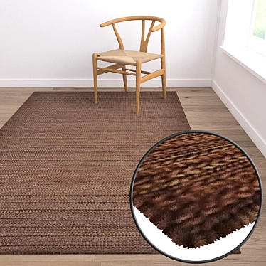 Luxury Carpet Set 3D model image 1 