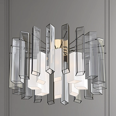 Nystrom 2013 Chandelier: V-Ray Render, 914mm x 901mm 3D model image 1 