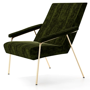 Elegant Gio Armchair 3D model image 1 