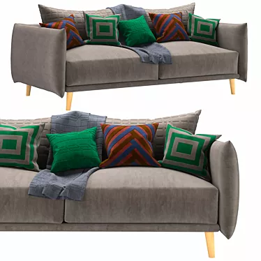 Modern Matera Sofa: High-Quality, Accurate Representation 3D model image 1 