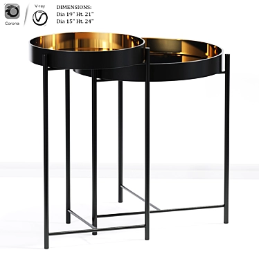 Modern IDA Console Table, Vray & Corona Compatible 3D model image 1 