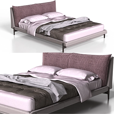 Ditre Italia Kim Bed - Sleek and Elegant Sleeping Solution 3D model image 1 