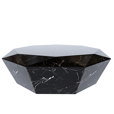 Eichholtz Black Marble Coffee Table | Elegant & Modern Design 3D model image 1 