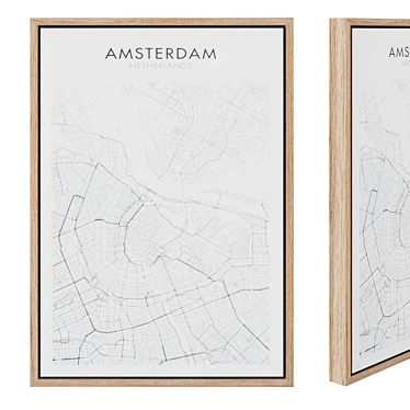 Amsterdam Uptown: 50x70cm Art 3D model image 1 