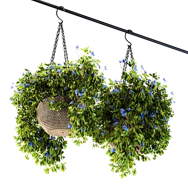 Lush & Lovely Outdoor Hangings 3D model image 1 