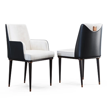 Italian Design Sesto Senso Chairs 3D model image 1 