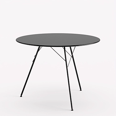Sleek Leaf Table: Elegant Design 3D model image 1 