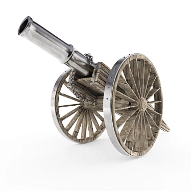 Title: Ancient Warfare Cannon 3D model image 1 