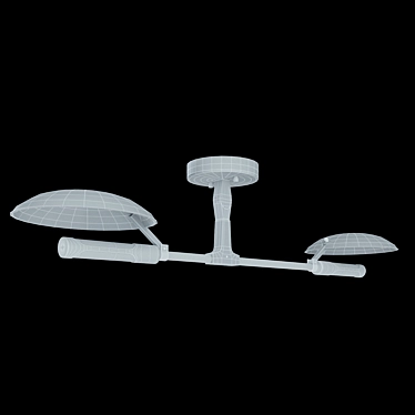 Aventura AC11182 Semi-Flush Disco 3D model image 1 