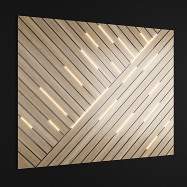 Sleek Panel 9: Streamlined Design 3D model image 1 