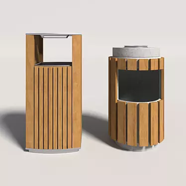 Urban Ballot Box: Sleek Exterior Design 3D model image 1 