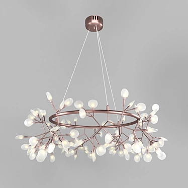 Moooi Heracleum 44.312: Elegant Copper Pendant Light 3D model image 1 