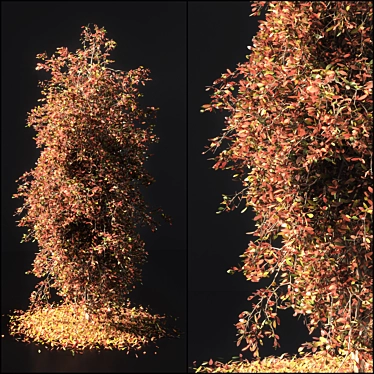 Autumn Tree Sculpture 3D model image 1 