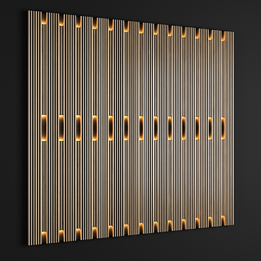  Sleek Panel 13: Simplistic and Stylish 3D model image 1 