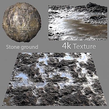 StoneGround Texture Kit 3D model image 1 