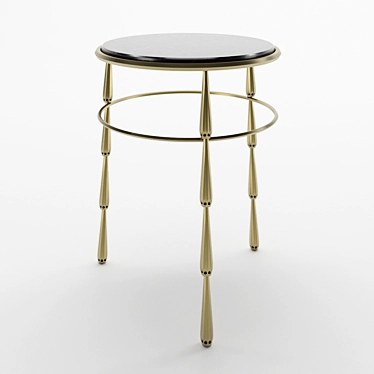 Modern Geometric Side Table 3D model image 1 