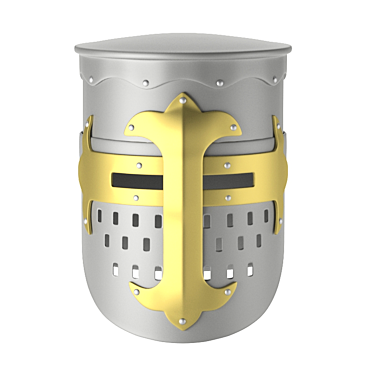 Medieval Crusader Knights Helmet 3D model image 1 