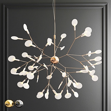 Sophisticated Branch Chandelier 3D model image 1 