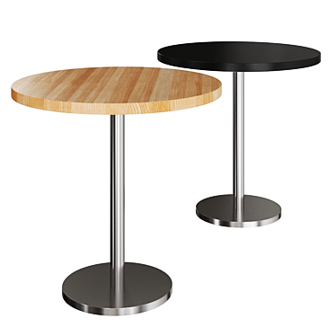 Modern Round Wooden Table by FORMvorRAT 3D model image 1 