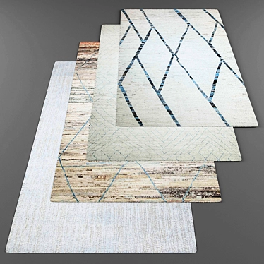 Modern Style Rug Collection 3D model image 1 