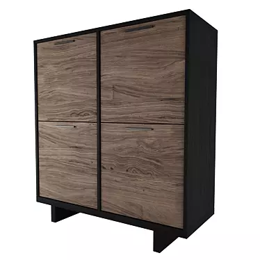 Coastal Charm Wardrobe 3D model image 1 