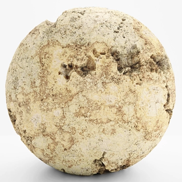 Beige Rock PBR Material 3D model image 1 