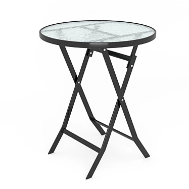 Hoff Tiffany Table: Elegant and Compact 3D model image 1 