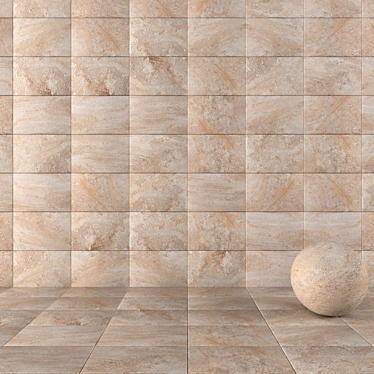 Derwent Stone Wall Tiles 3D model image 1 