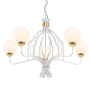 Elegant Guadarte Chandelier 3D model image 1 